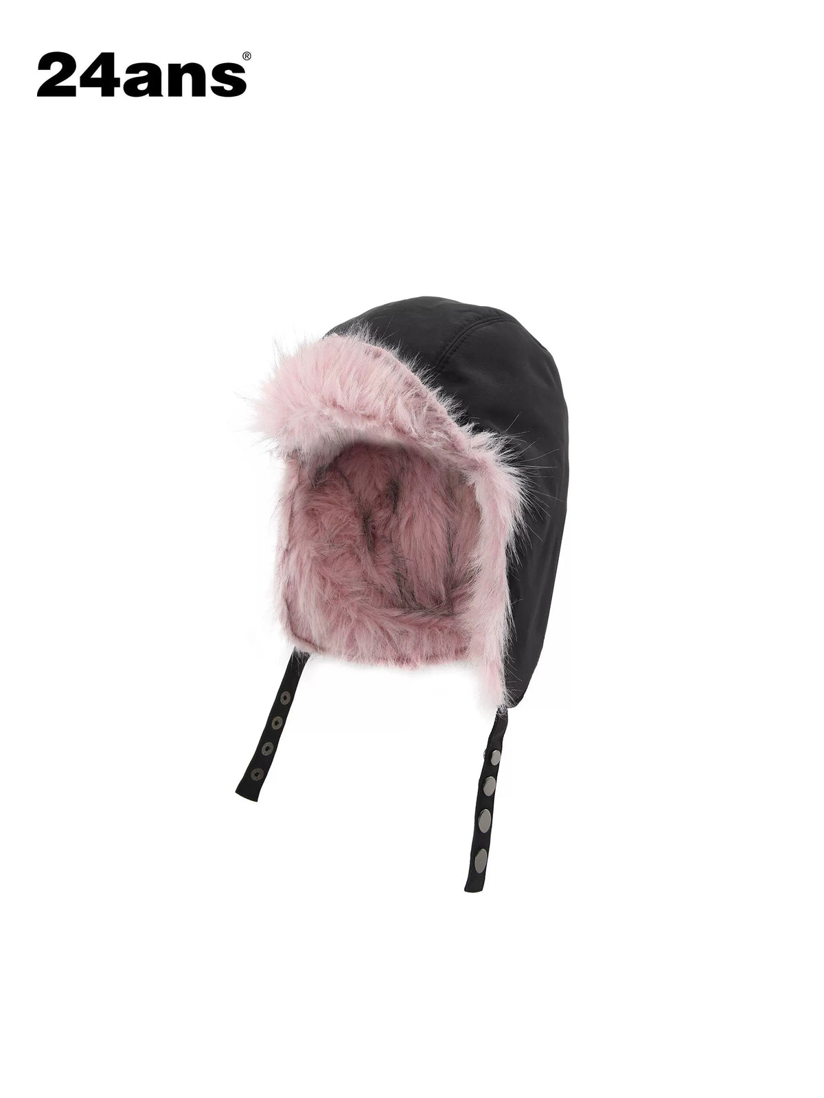 Adjustable Cotton Warm Punk Trapper Ushanka Unisex Round Top 61Cm Hat