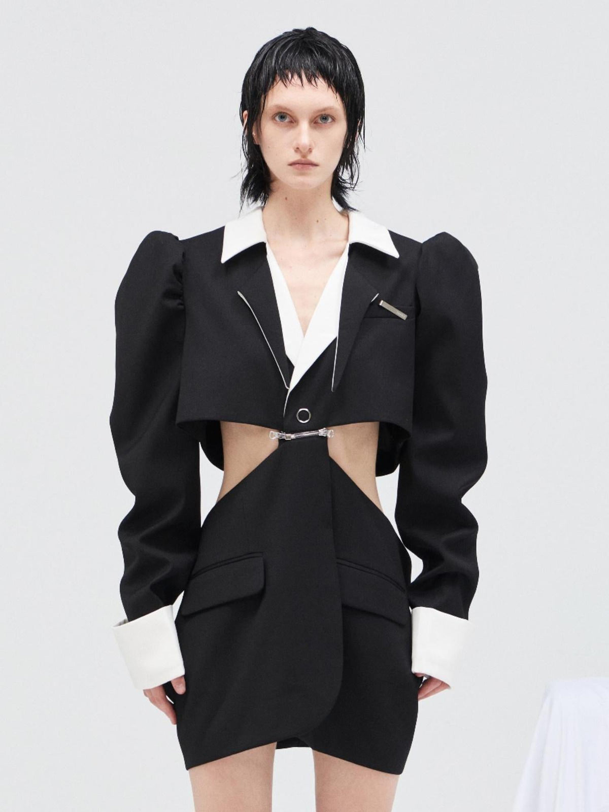 Puffed Sleeve Suit 2024 Spring