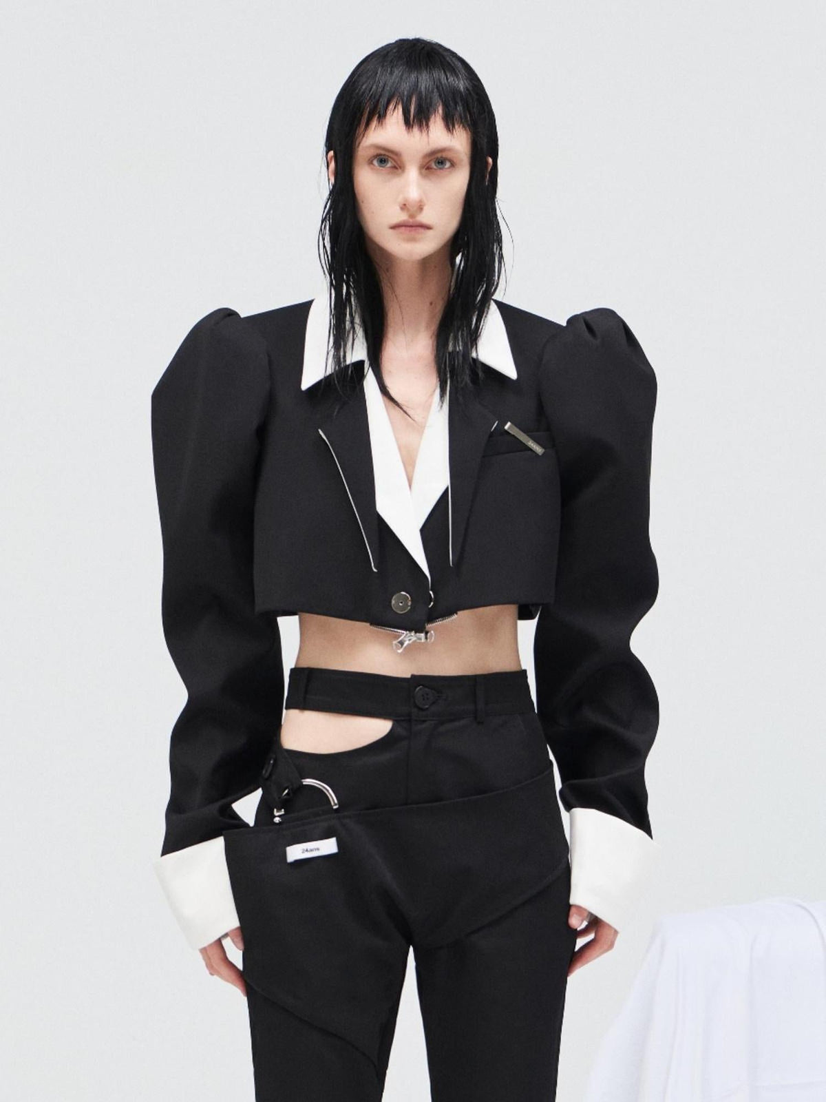 Puffed Sleeve Suit 2024 Spring