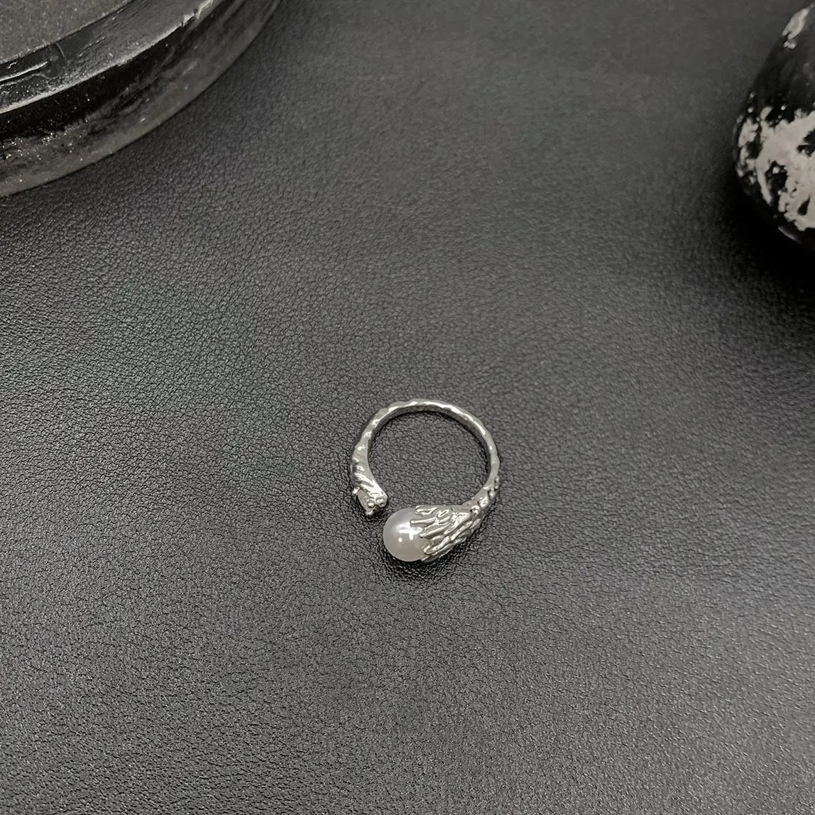 Adjustable Baroque Pearl Ring