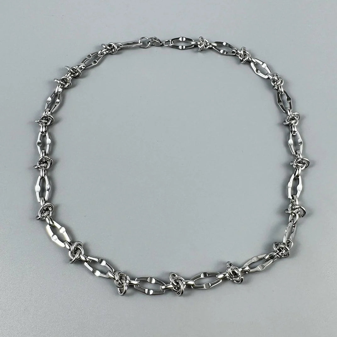 Adjustable Titanium Steel Collar Necklace