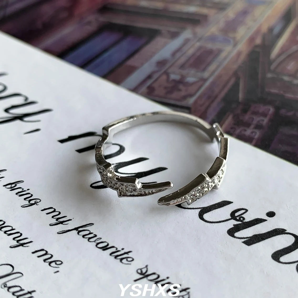 Adjustable Zirconia Lightning Ring