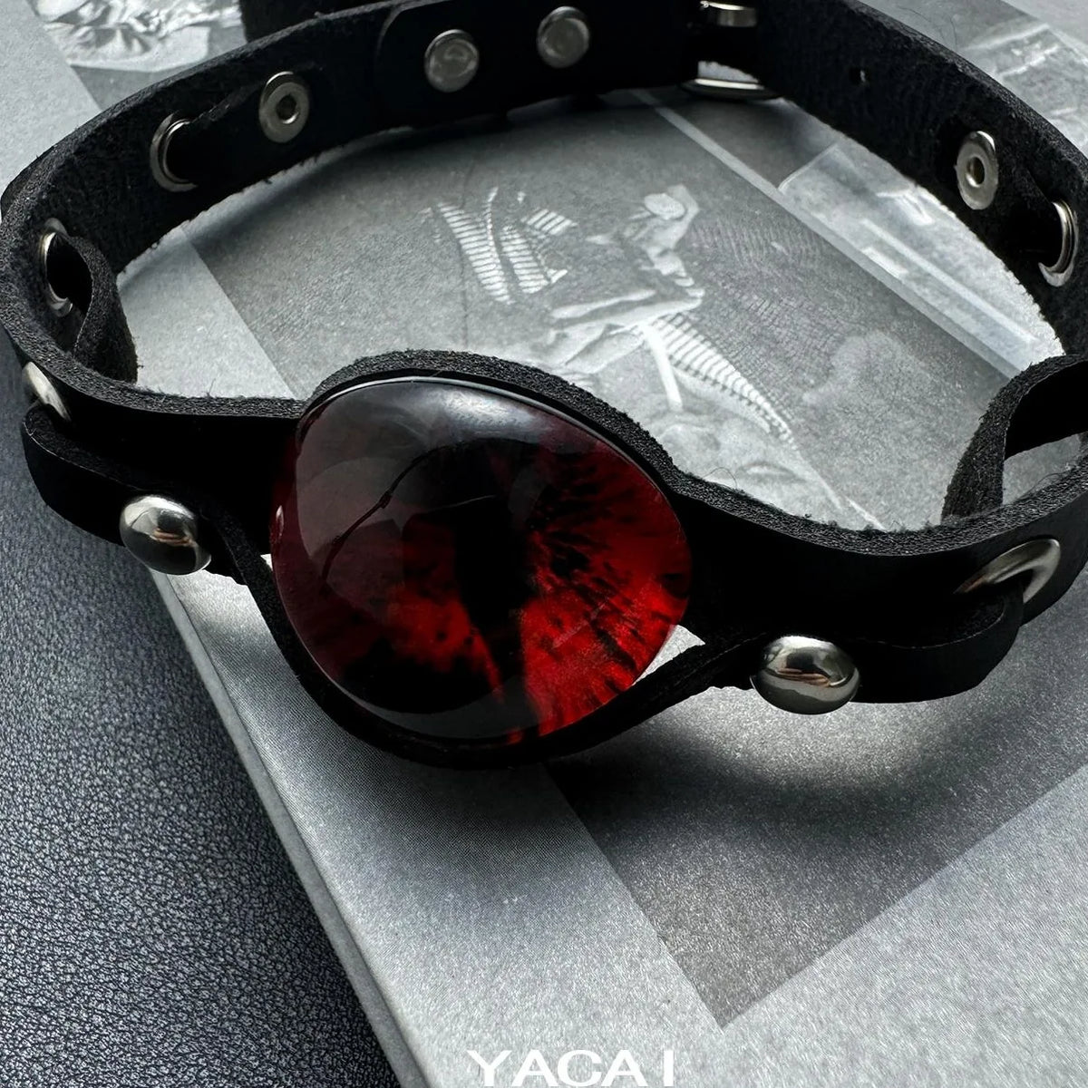 Gothic Evil Eye Choker Necklace
