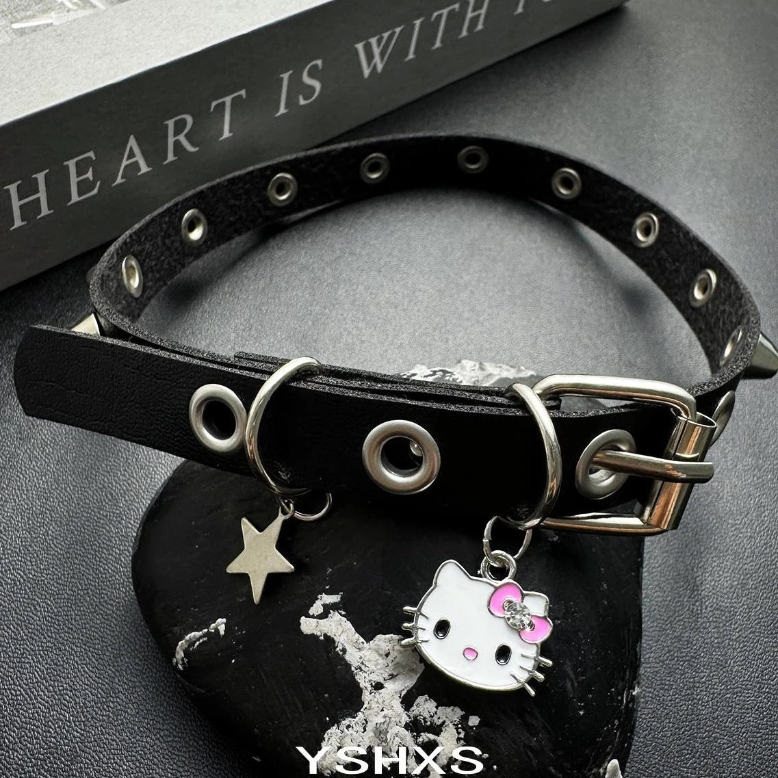 Y2K Star Charm Choker Necklace