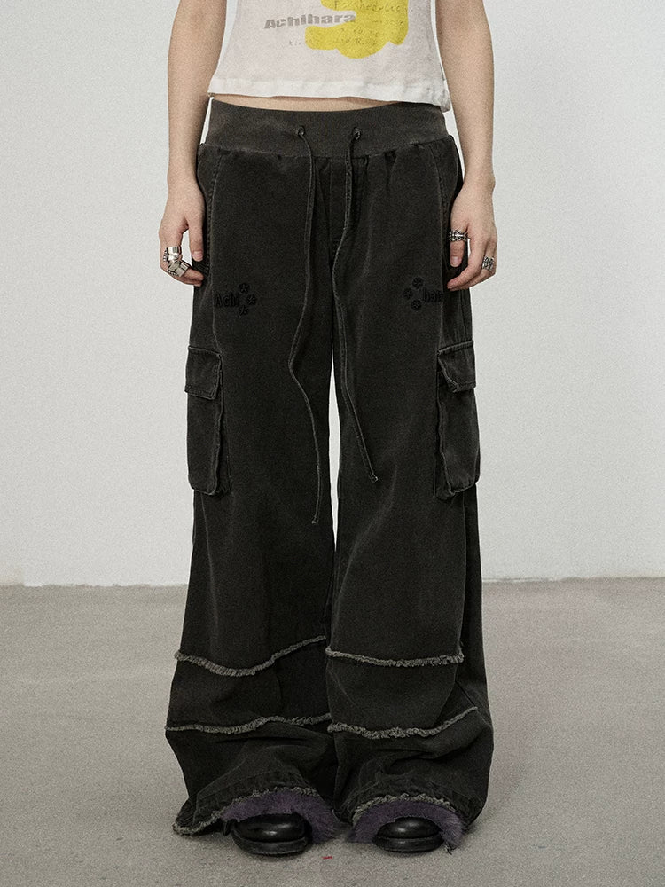Vintage Star Work Pants With Adjustable Cuffs
