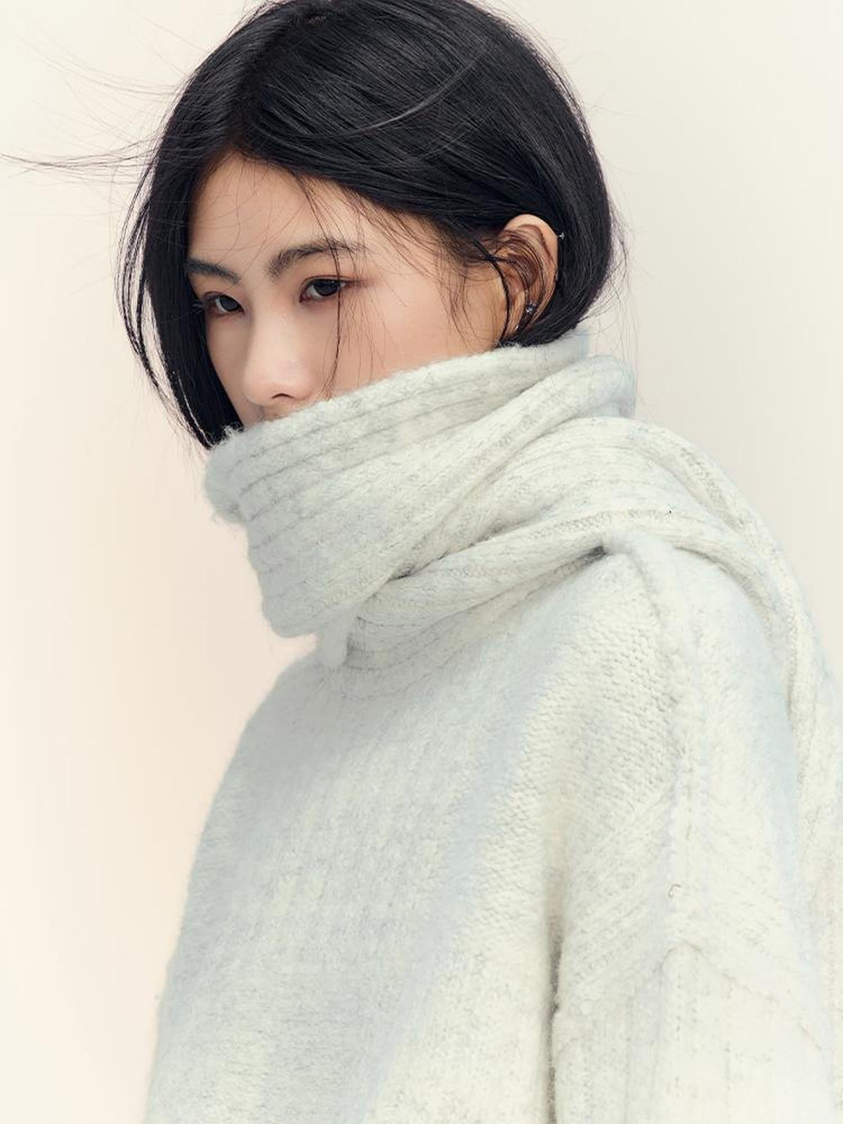 Soft Alpaca Plush Winter Scarf