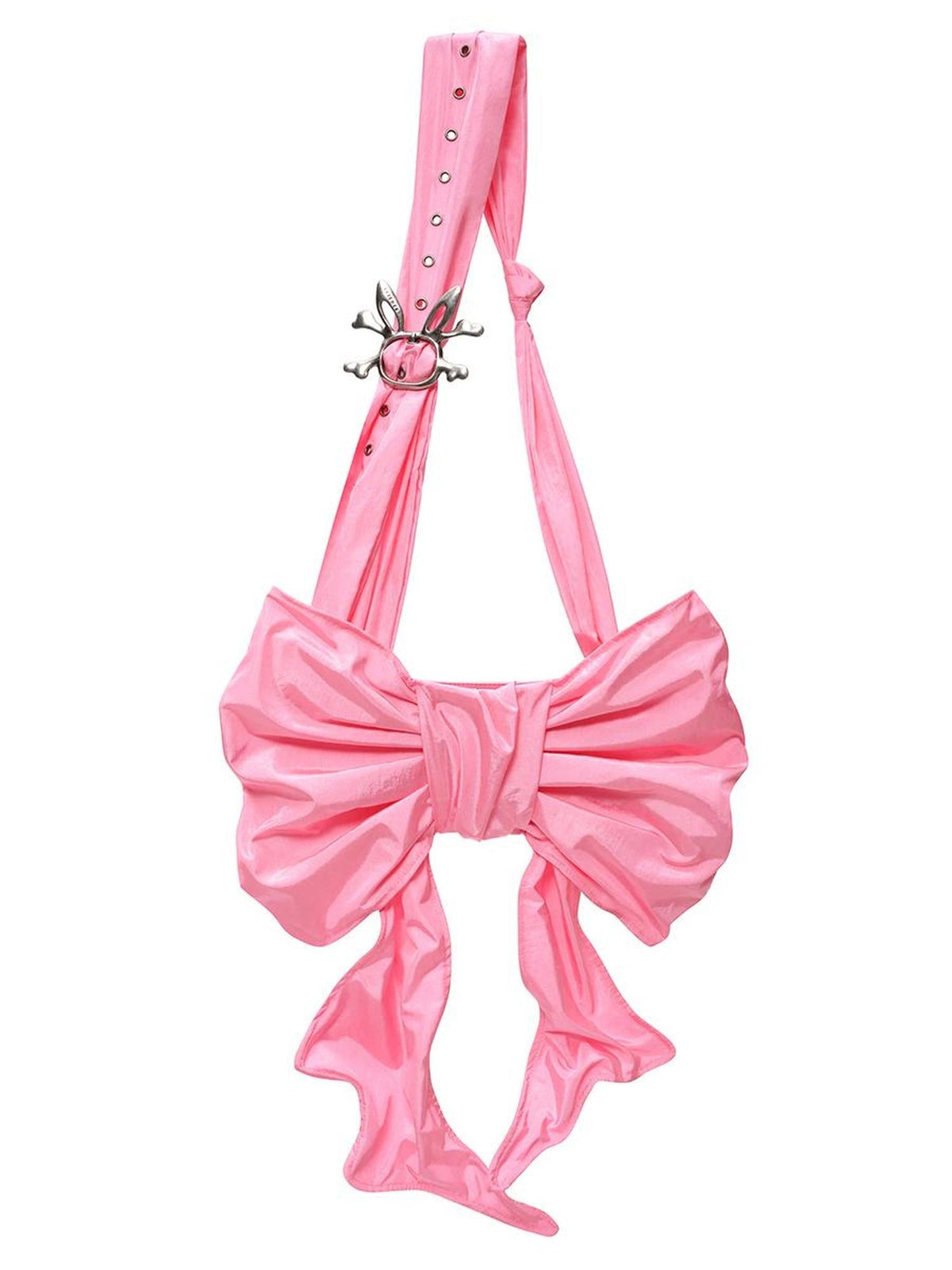 Bow Trimmed Crossbody Envelope Bag