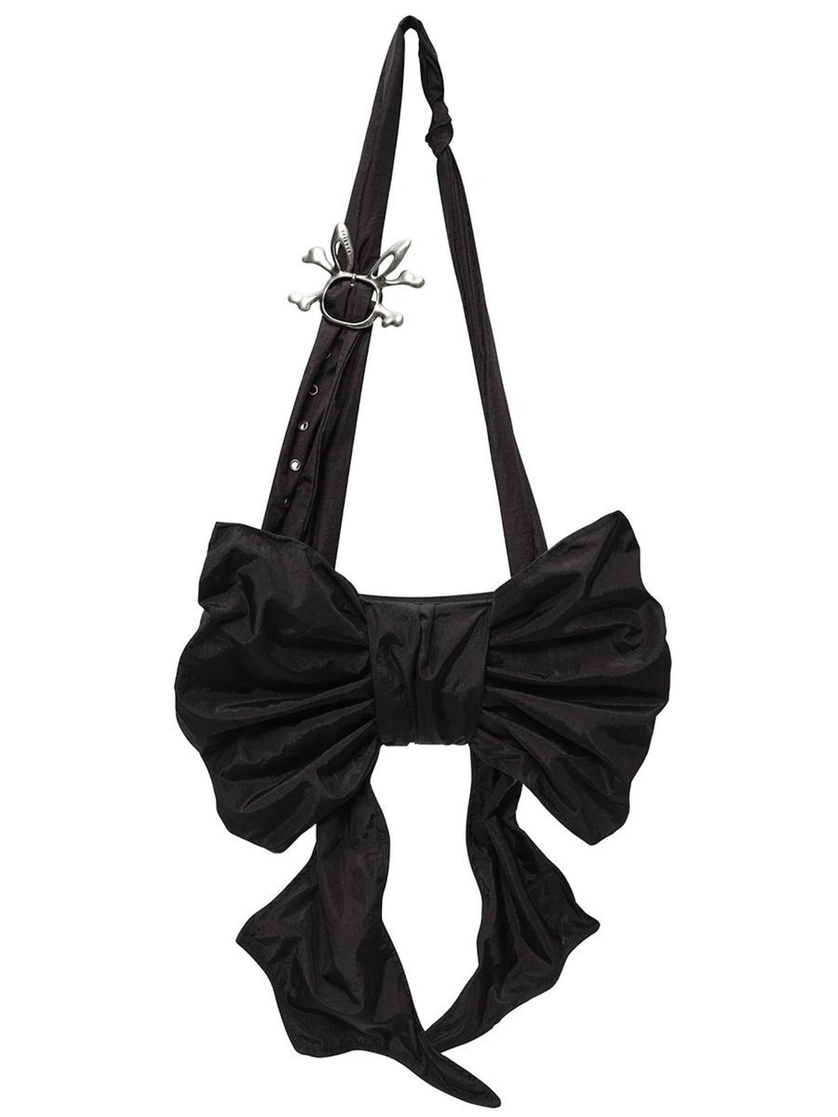 Bow Trimmed Crossbody Envelope Bag