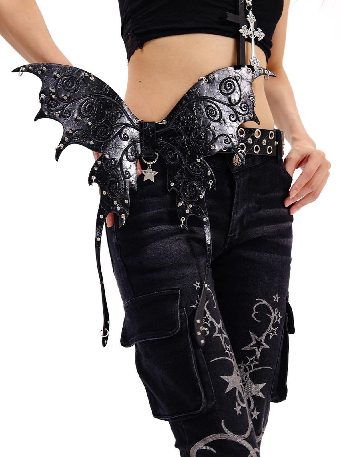 Butterfly Leather Belt