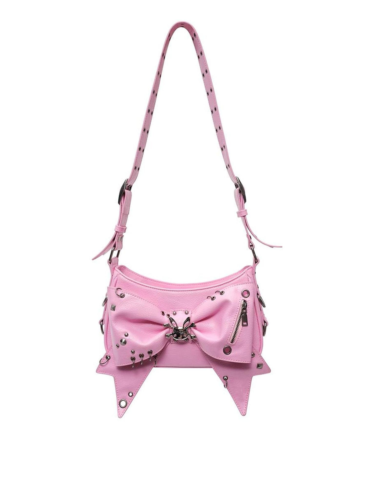 Decorative Metallic Bow Bag