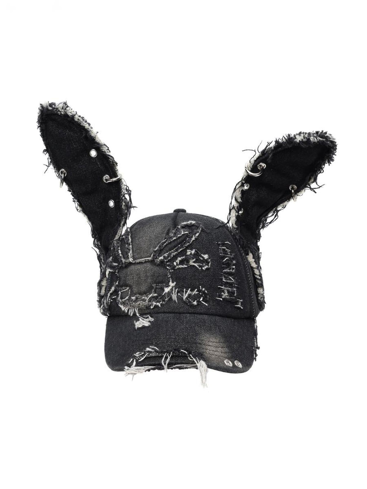 Rebel Rabbit Denim Cap