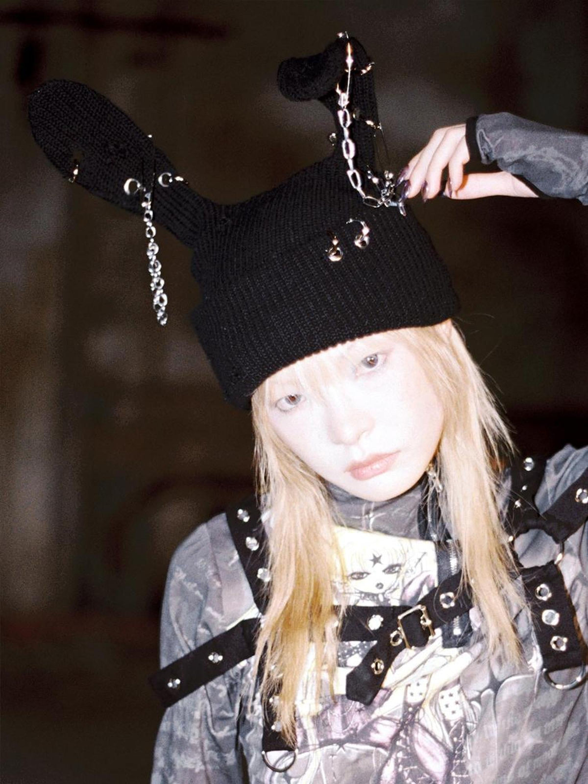 Rebel Ribbed Knit Beanie