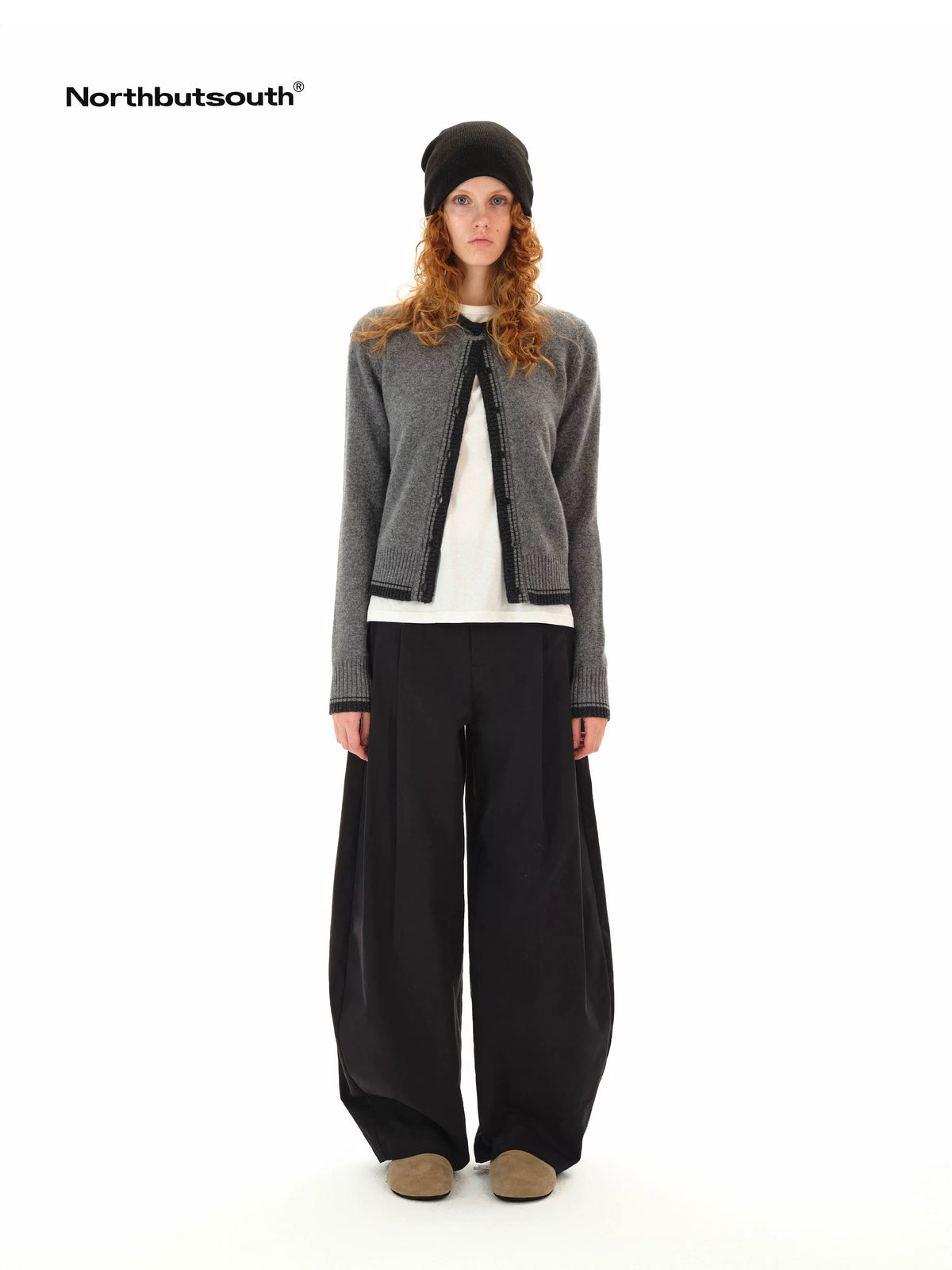 Classic Double Pleat Cocoon Trousers Pants
