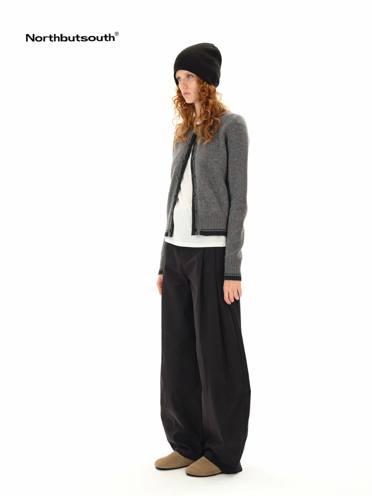 Classic Double Pleat Cocoon Trousers Pants