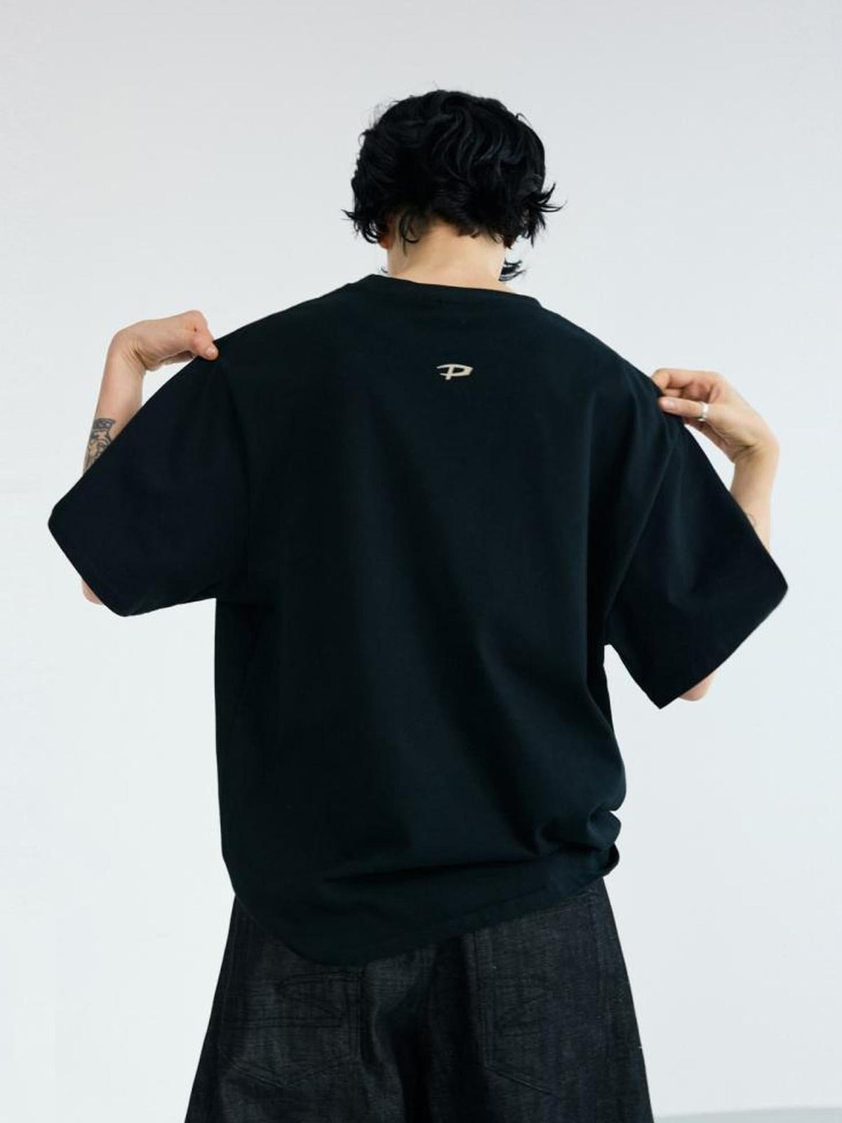 Creative Graffiti Lettering Oversized Tee