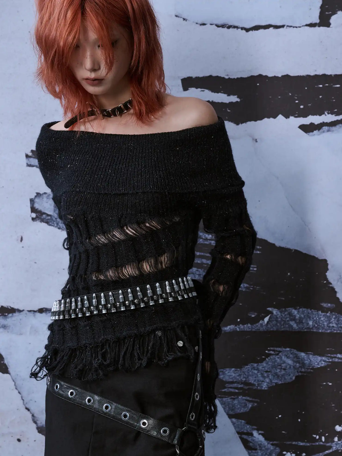 Heavy Studded Metal Punk Belt