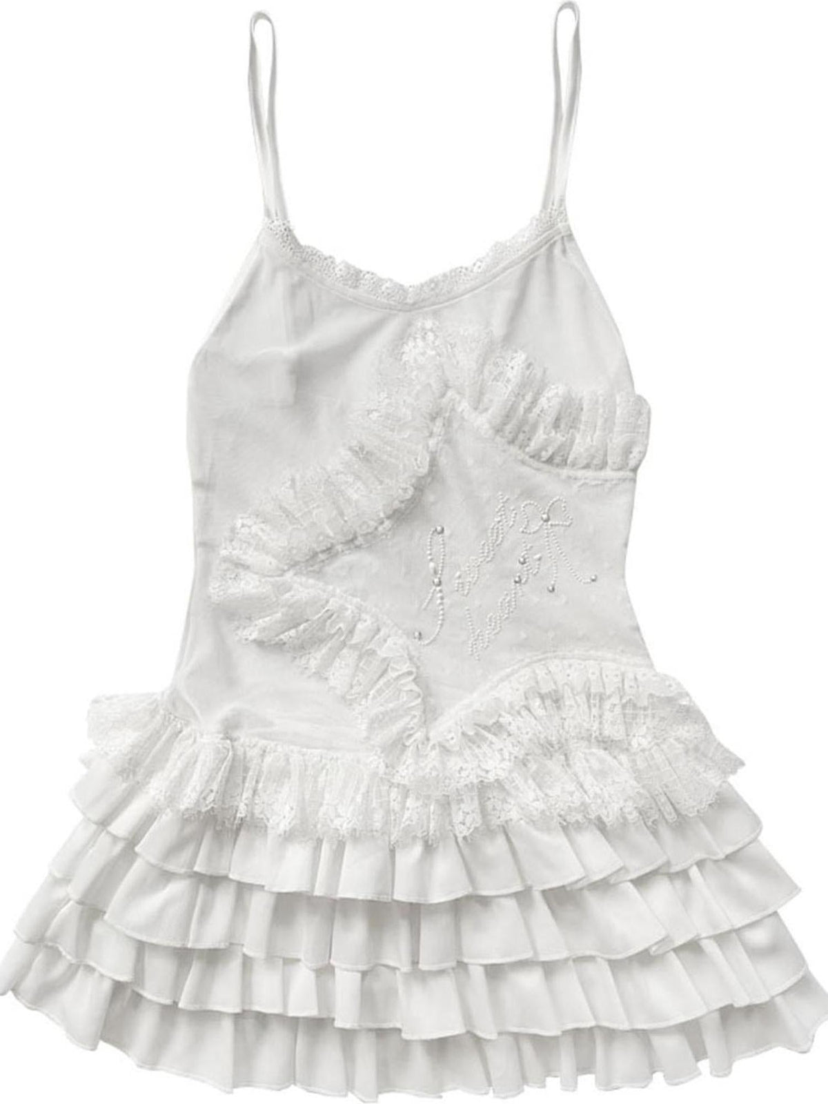 Lace Trim Ballet Flare Top