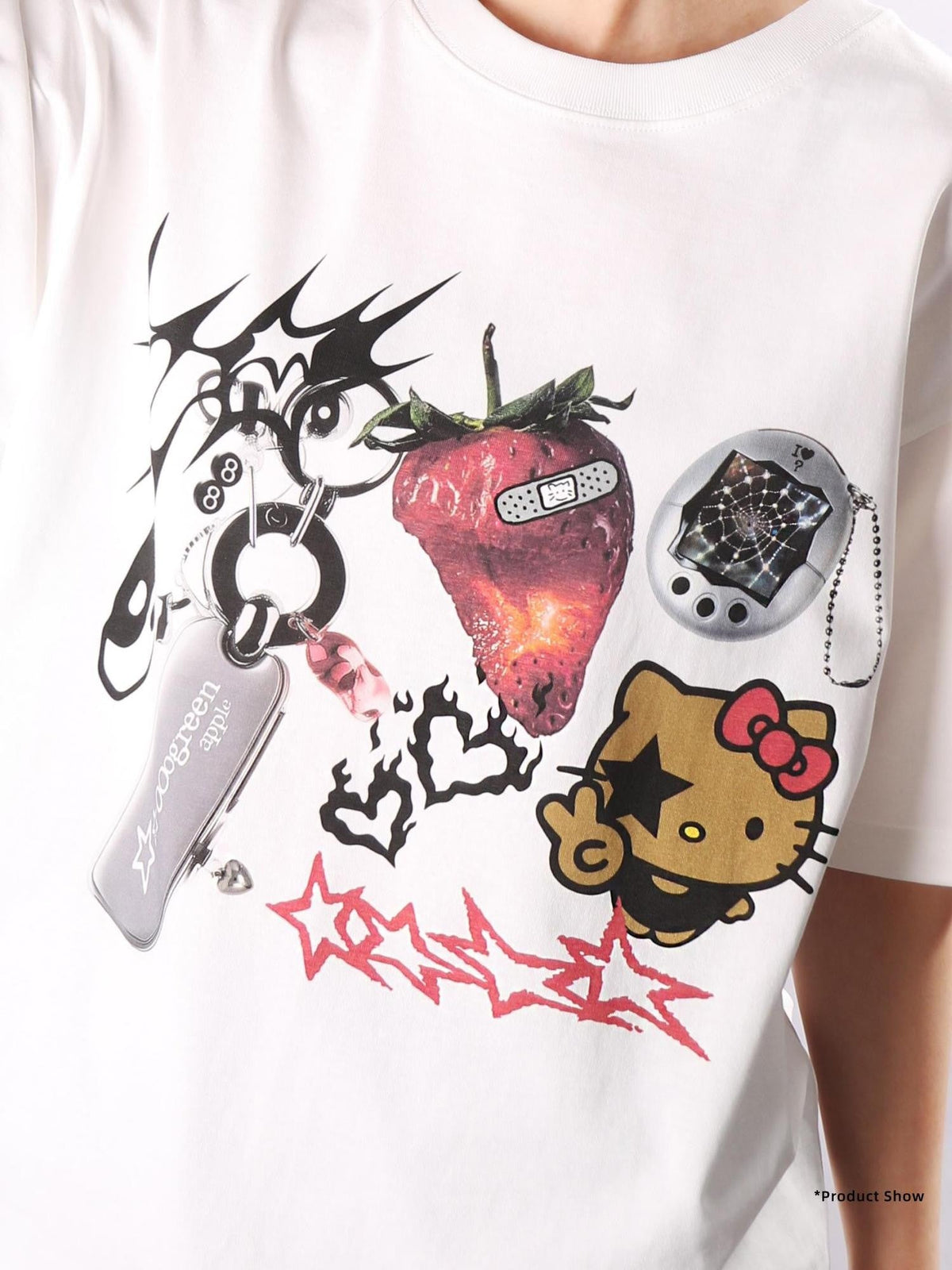 Abstract Graphic Print Women's Cotton Oversized T-shirts
