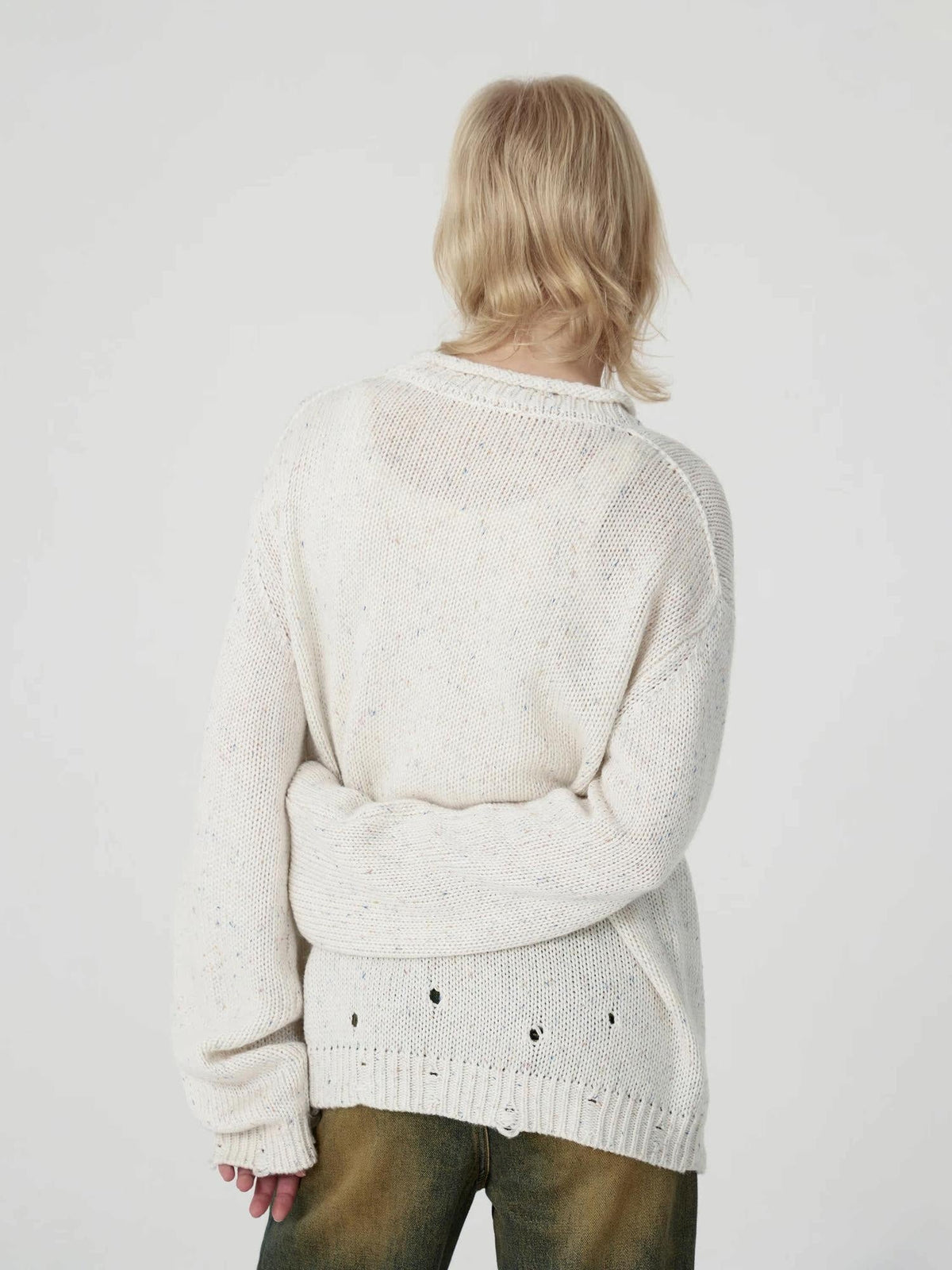 Cozy Thermal Relaxed Fit Commuter Round Neck Cute Animal Acrylic Blend Sweaters