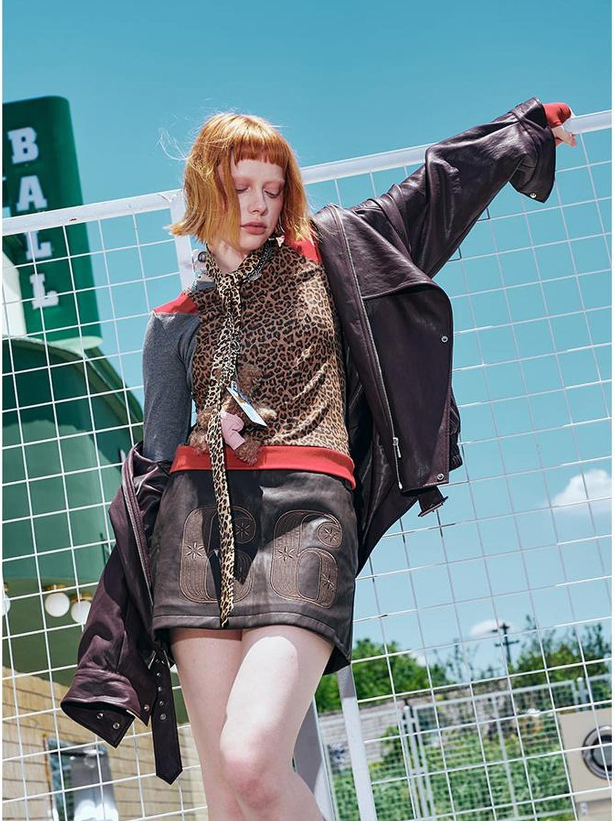 Retro Modern Quilted Pu Leather Jacket