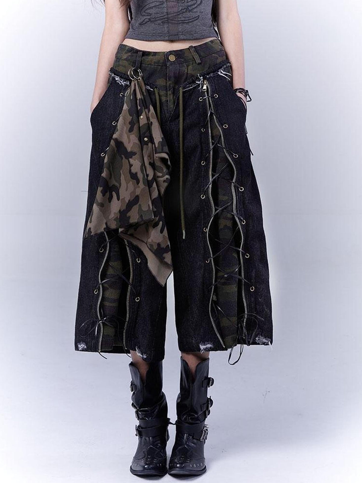 Rock Camo Sexy Utility Shorts Original Design