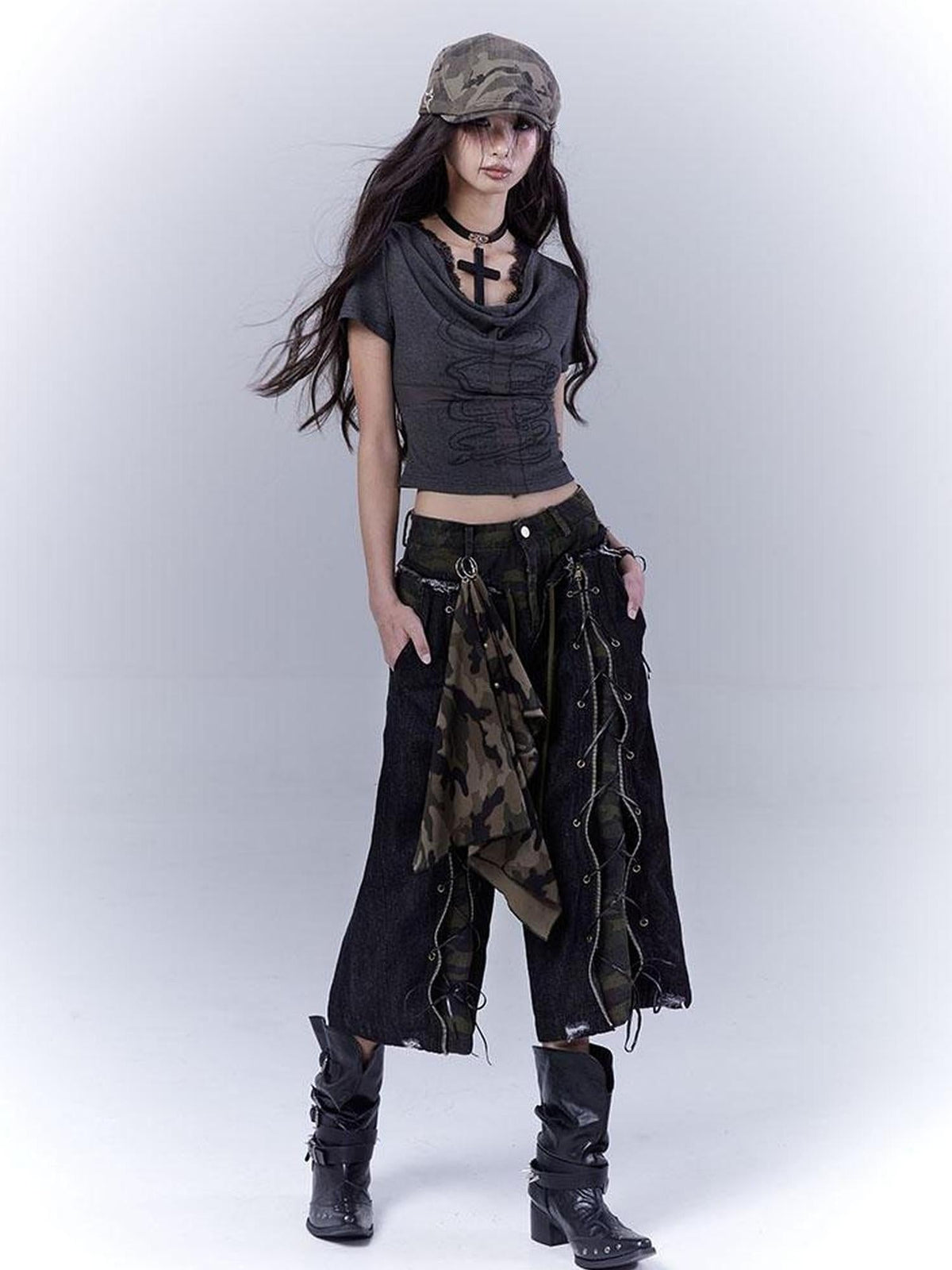 Rock Camo Sexy Utility Shorts Original Design