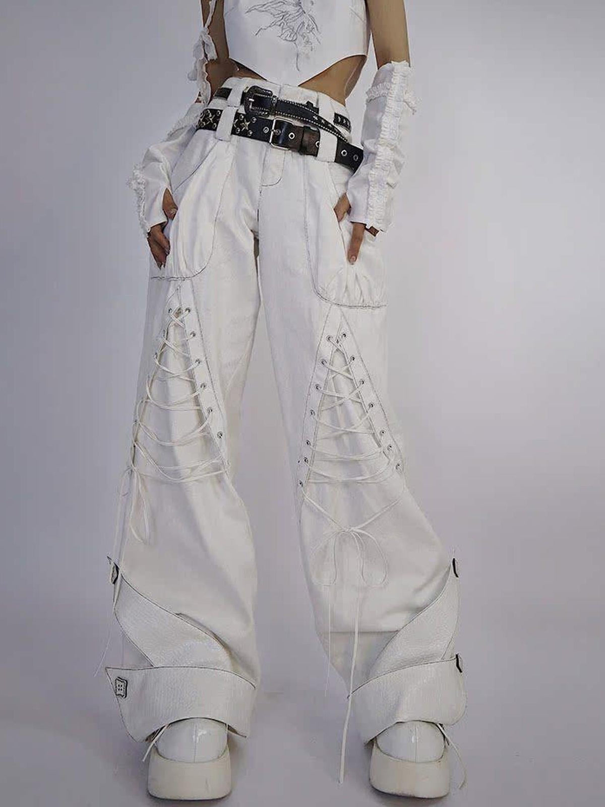 Silky White Pain Relief High Street Jeans