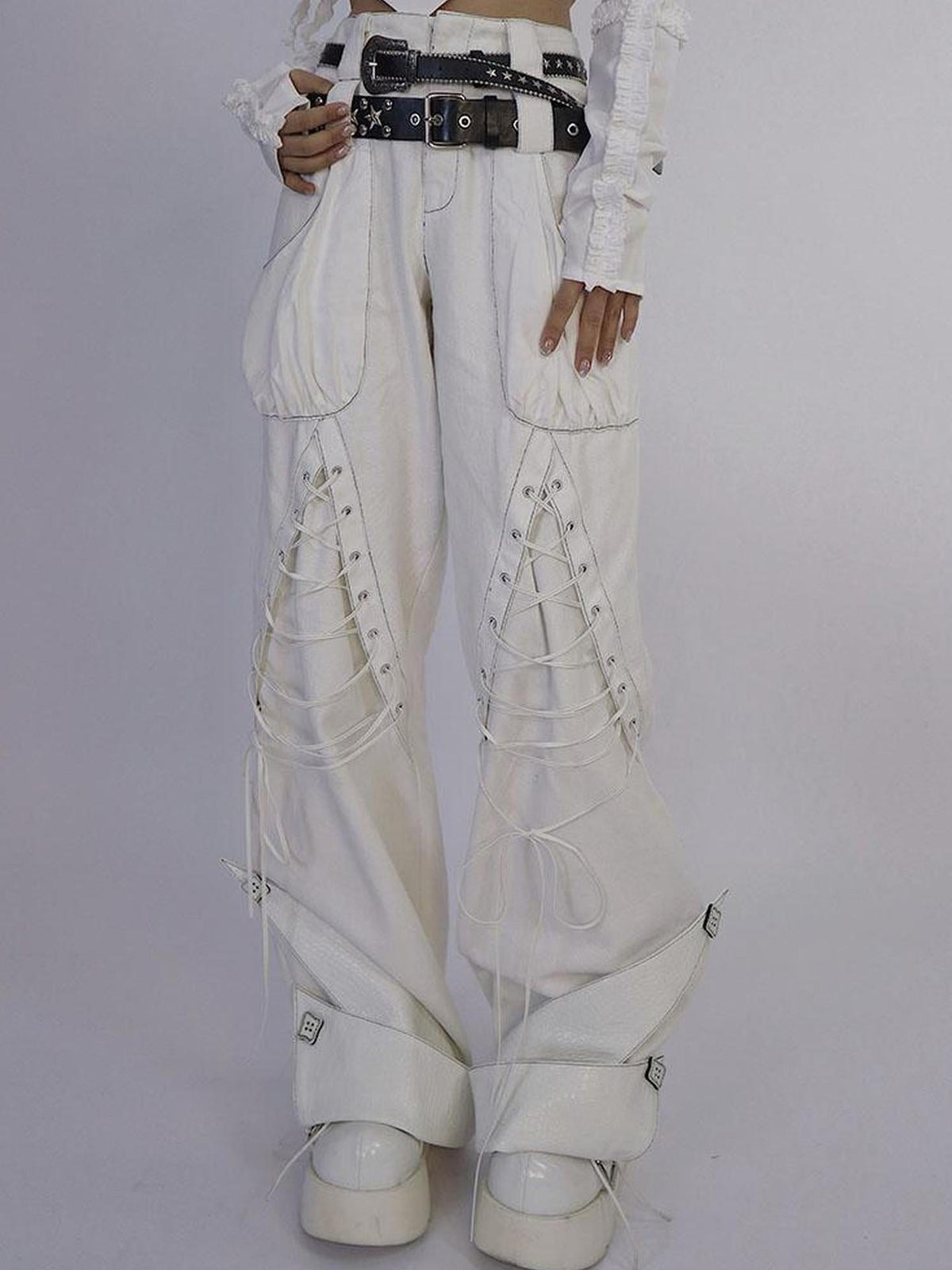 Silky White Pain Relief High Street Jeans