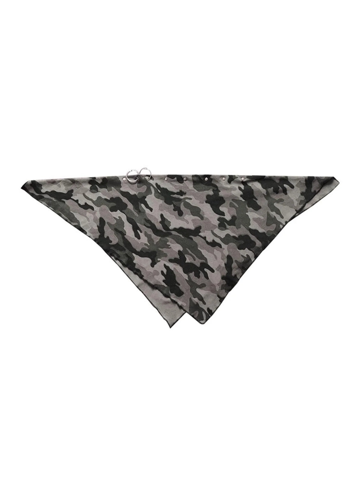 Spicy Soldier Studded Camo Bandana Punk Utility Scarf