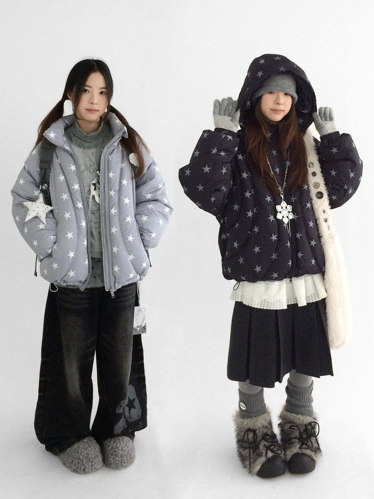 Cozy Insulated Oversized Stand Collar Zip Women Commuter Puffer Jacket